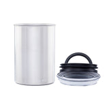 Airscape Classic Stainless Steel Canister: 7" / Brushed Brass
