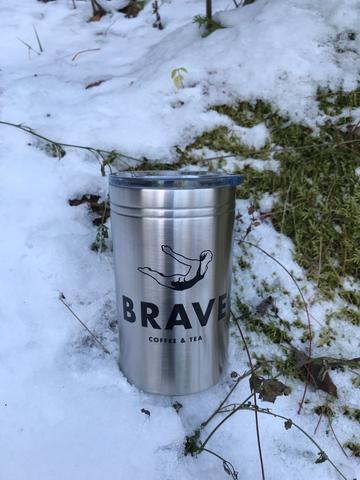12 oz Stainless Steel Travel Mug